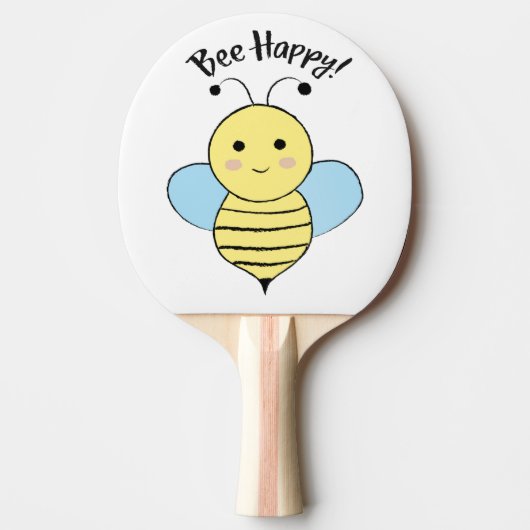 Bee Happy Tischtennis Schläger (Vorderseite)