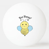 Bee Happy Tischtennisball (Rückseite)