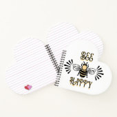 Bee Happy | Vintage Honigbiene Notizblock (Innenseite)