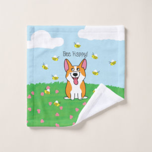 Bee Happy-Waschlappen Waschlappen