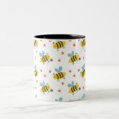Bee Happy Zweifarbige Tasse (Mittel)