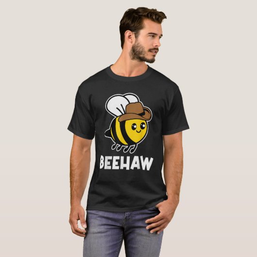 Bee Haw Funnys Pun Country Cute Cowboy Bee Women T-Shirt (Vorne ganz)