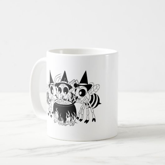 BEE-Hexen-Tasse Kaffeetasse (Vorderseite Links)