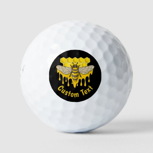 Bee Hive Honey Golf Balls Golfball (Vorderseite)