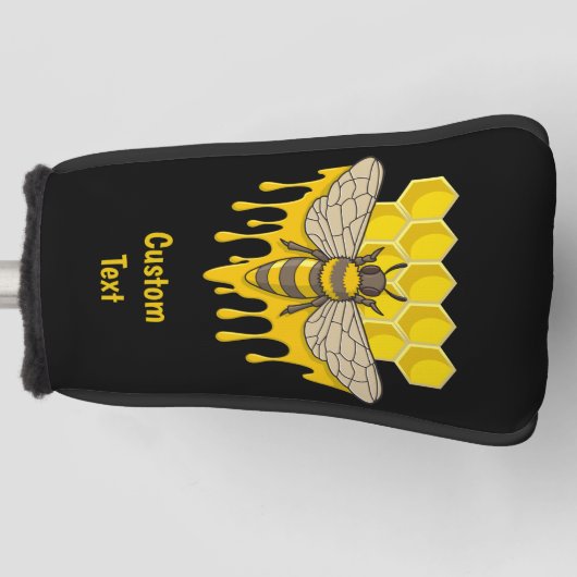 Bee Hive Honey Golf Head Cover Golf Headcover (Vorderseite)