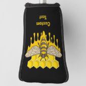 Bee Hive Honey Golf Head Cover Headcover (Rotieren 90)