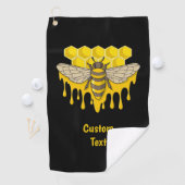 Bee Hive Honey Golfhandtuch (Insitu)