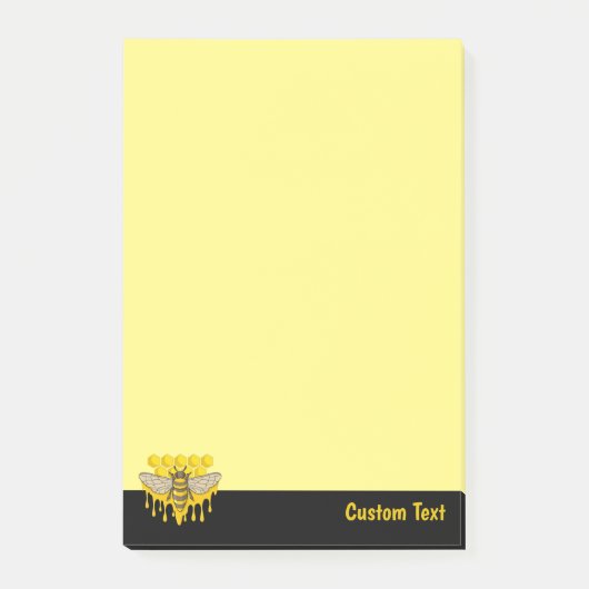 Bee Hive Honey Post-it Klebezettel (Vorderseite)