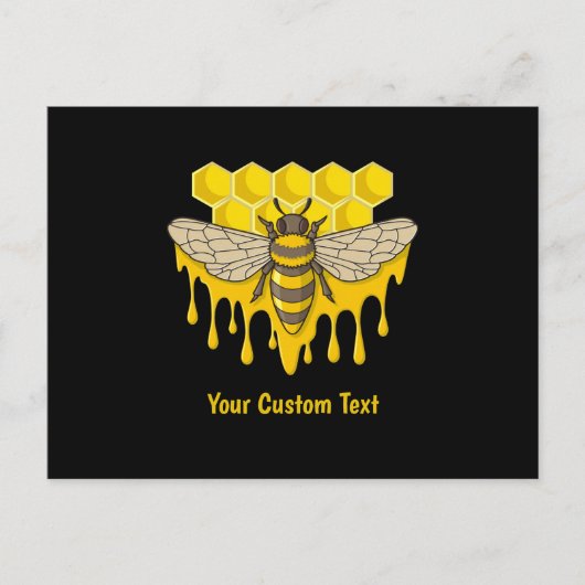 Bee Hive Honey Postkarte (Vorderseite)