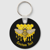 Bee Hive Honey Schlüsselanhänger (Vorderseite)