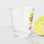 Bee Hive Honey Schnapsglas (Links)