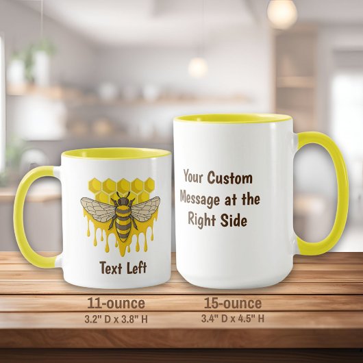Bee Hive Honey Tasse