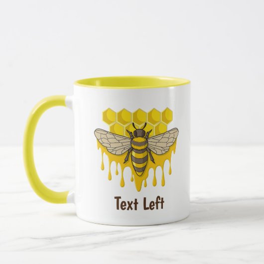 Bee Hive Honey Tasse (Links)