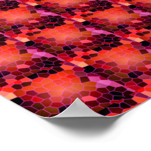 Bee Hive Red Poster