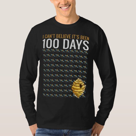 Bee Hive Tree 100 Days Of School Teacher Boys T-Shirt (Vorderseite)