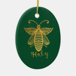 BEE HOLY Christmas Honeybeenschutz Keramik Ornament