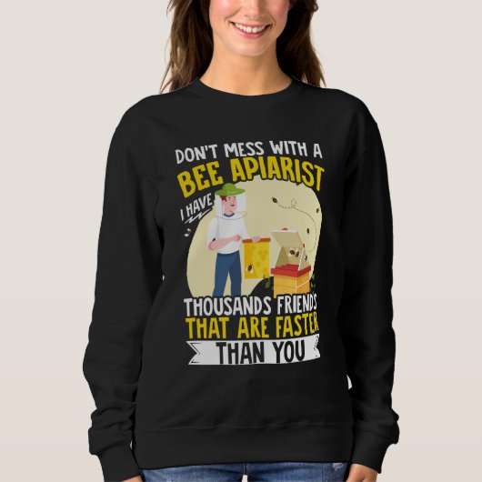 Bee Honey Beekeeper 1 Sweatshirt (Vorderseite)
