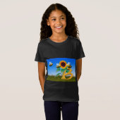 Bee Honey Blume T-Shirt (Vorne ganz)
