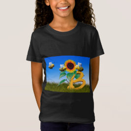 Bee Honey Blume T-Shirt