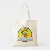 Bee Honey Yellow Insect Tote Bag Tragetasche (Vorne)