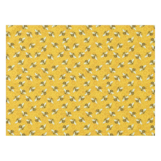 Bee Honeycomb Honeybee Beehive Pattern Party Tischdecke (Vorderseite (Horizontal))
