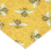 Bee Honeycomb Honeybee Beehive Pattern Party Tischdecke (Schrägansicht)