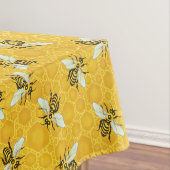 Bee Honeycomb Honeybee Beehive Pattern Party Tischdecke (Beispiel)