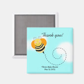 Bee Hop Bumble Bee Baby Shower Fevor Magnet (Vorderseite/Rückseite)