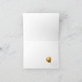 Bee Hop Bumble Bee Falten Danke, dass ihr Notizen (Innenseite)