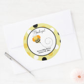Bee Hop Bumble Bee Round Gevor Sticker - Punkt (Umschlag)