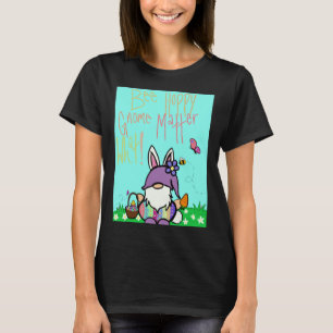 Bee Hoppy Gnome Was Aufkleber T-Shirt