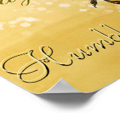 Bee Humble & Kind Poster (Ecke)