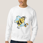 Bee Ice Hockey Eishockey-Stab Sweatshirt (Vorderseite)