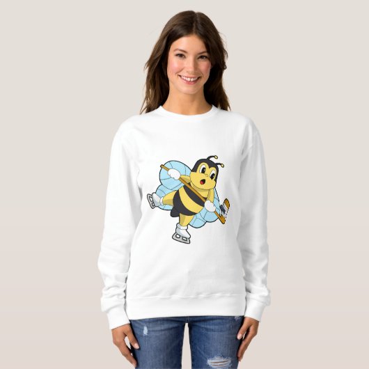 Bee Ice Hockey Eishockey-Stab Sweatshirt (Vorne ganz)