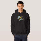 Bee Ice hockey Ice hockey stick Sports Hoodie (Vorne ganz)