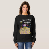 Bee ing Happy by Unicorn Jazz in Huntington Beach Sweatshirt (Vorne ganz)