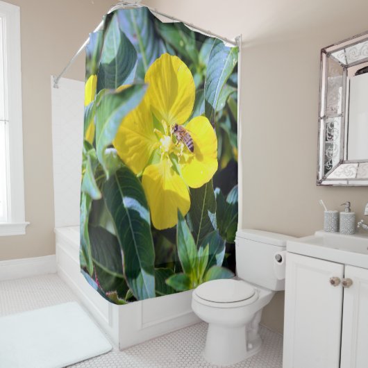 Bee-ing Productive Duschvorhang (Beispiel)