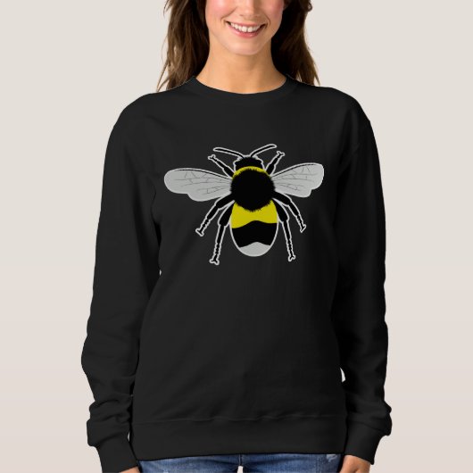 bee insect animal protection love sweatshirt (Vorderseite)