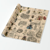 Bee Insect Bug Wasp Natural History Bees Geschenkpapier (Ungerollt)