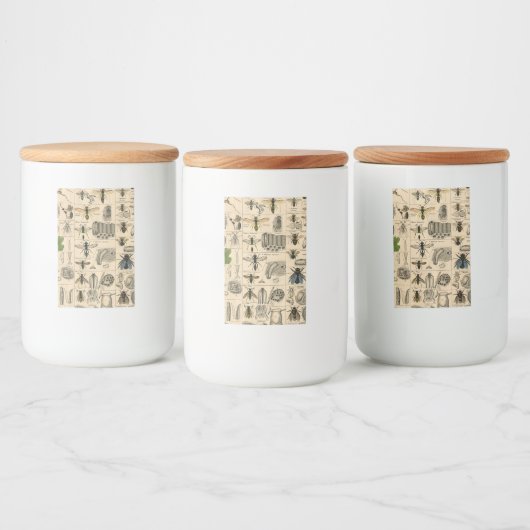 Bee Insect Bug Wasp Natural History Bees Lebensmitteletikett (Flaschen)