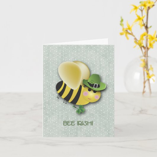 BEE Irish Card Karte (Gelbe Blume)