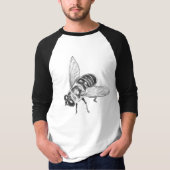 Bee Jersey Honeybee Art Shirt Insect Bug Shirt (Vorderseite)