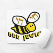 Bee Jewish Mousepad (Mit Mouse)