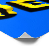 Bee Jewish Poster (Ecke)