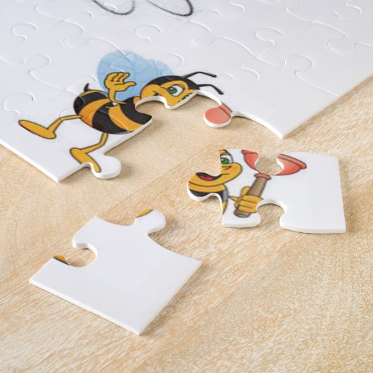 Bee Jigsaw Puzzle (Seite)