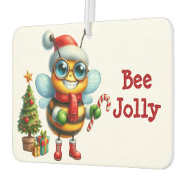 Bee Jolly Christmas Laughing Honeybee Autolufterfrischer