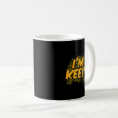 Bee-keeper Funny Beekeeng Pun Humor Honey Aarist G Kaffeetasse (VorderseiteRechts)