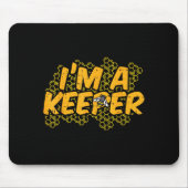 Bee-keeper Funny Beekeeng Pun Humor Honey Aarist G Mousepad (Vorne)