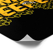 Bee-keeper Funny Beekeeng Pun Humor Honey Aarist G Poster (Ecke)