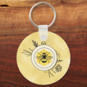 Bee Keychain Schlüsselanhänger (Rückseite)